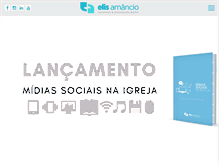 Tablet Screenshot of elisamancio.com.br
